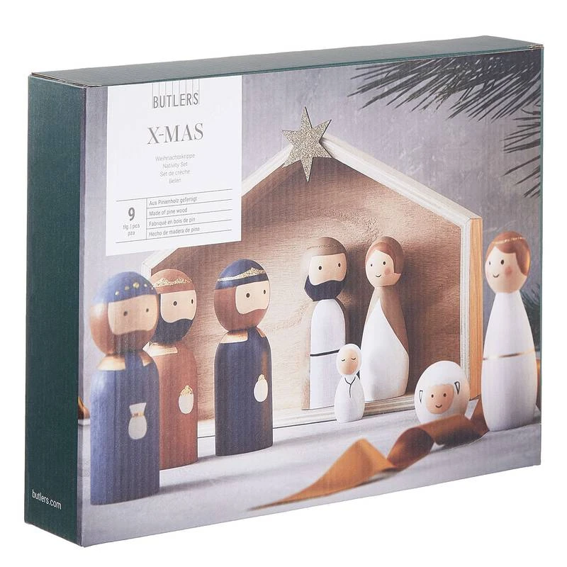 Crèche Avec Personnages X-MAS - 9 élém. - Image 8