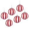 Boules De Noël HANG ON Relief - Lot De 6